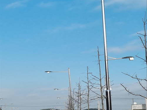 안면도 관광지 진입도로 가로등